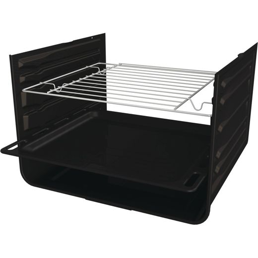 Hisense Built In Electric Single Oven - Black - Inside trays shot