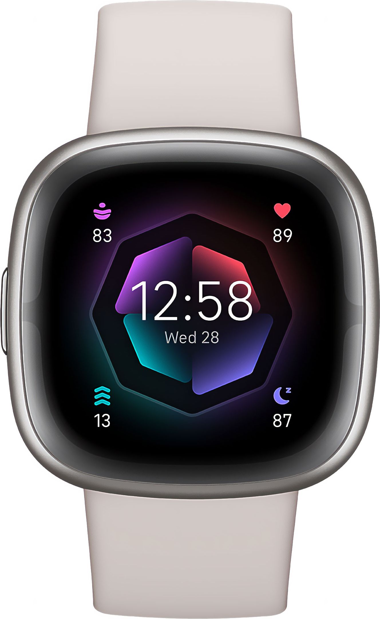 Fitbit Sense 2 Smartwatch - Activity Tracker, Heart Rate Monitor, GPS, White