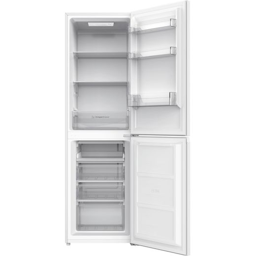 Indesit INKS 3251 INKS 3251 W4UK 181cm 50/50 Fridge Freezer - White - front with door open shot