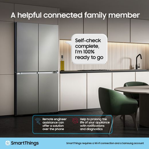 Samsung Series 6 American Fridge Freezer - Black - Annotation - SmartThings