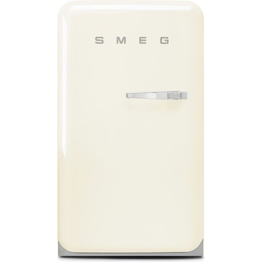 Smeg Left Hand Hinge FAB10LCR5 Fridge with Ice Box - Cream - E Rated