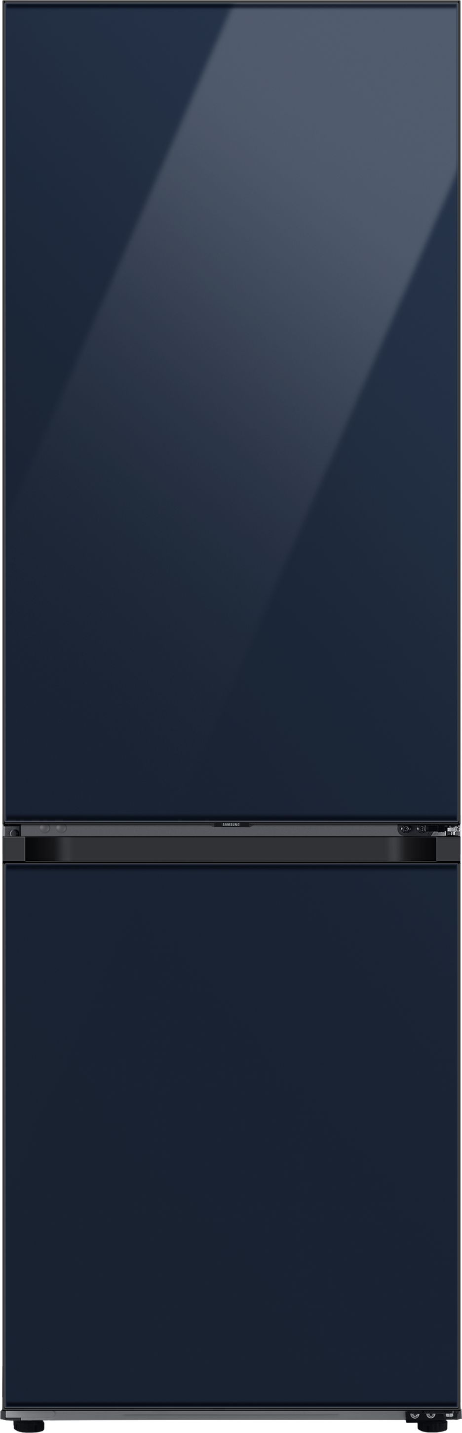 Samsung Bespoke Series 4 RB34C6B2E41 Wifi Connected 70/30 No Frost Fridge Freezer - Glam Navy - E Rated, Blue