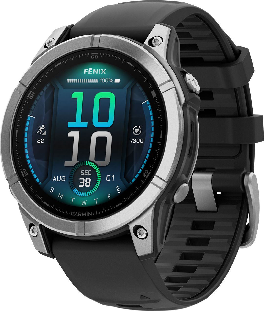 Garmin - fenix E - Smart Watch - 47mm - AMOLED - Stainless Steel