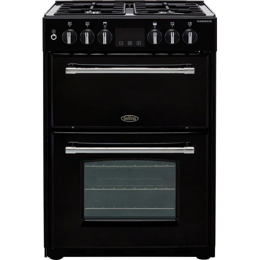 Farmhouse60DF Black Belling Dual Fuel Cooker