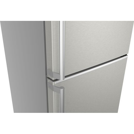 Siemens KG39NAIAU Fridge Freezer Brushed Steel - Close up shot