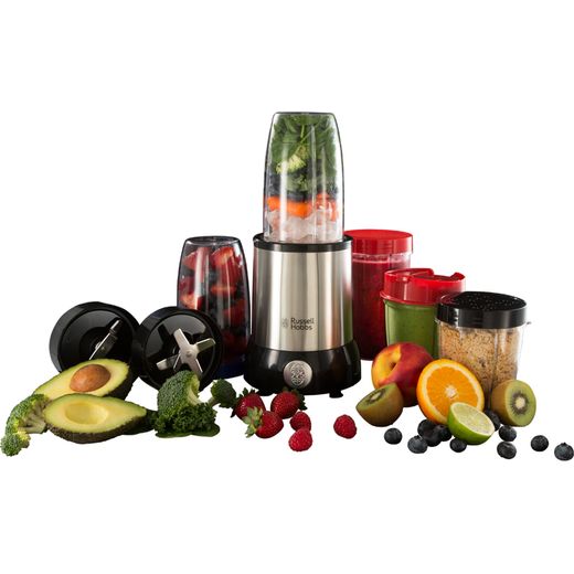 Russell Hobbs 23180 0.7 Litre Blender with 12 Accessories - Stainless Steel