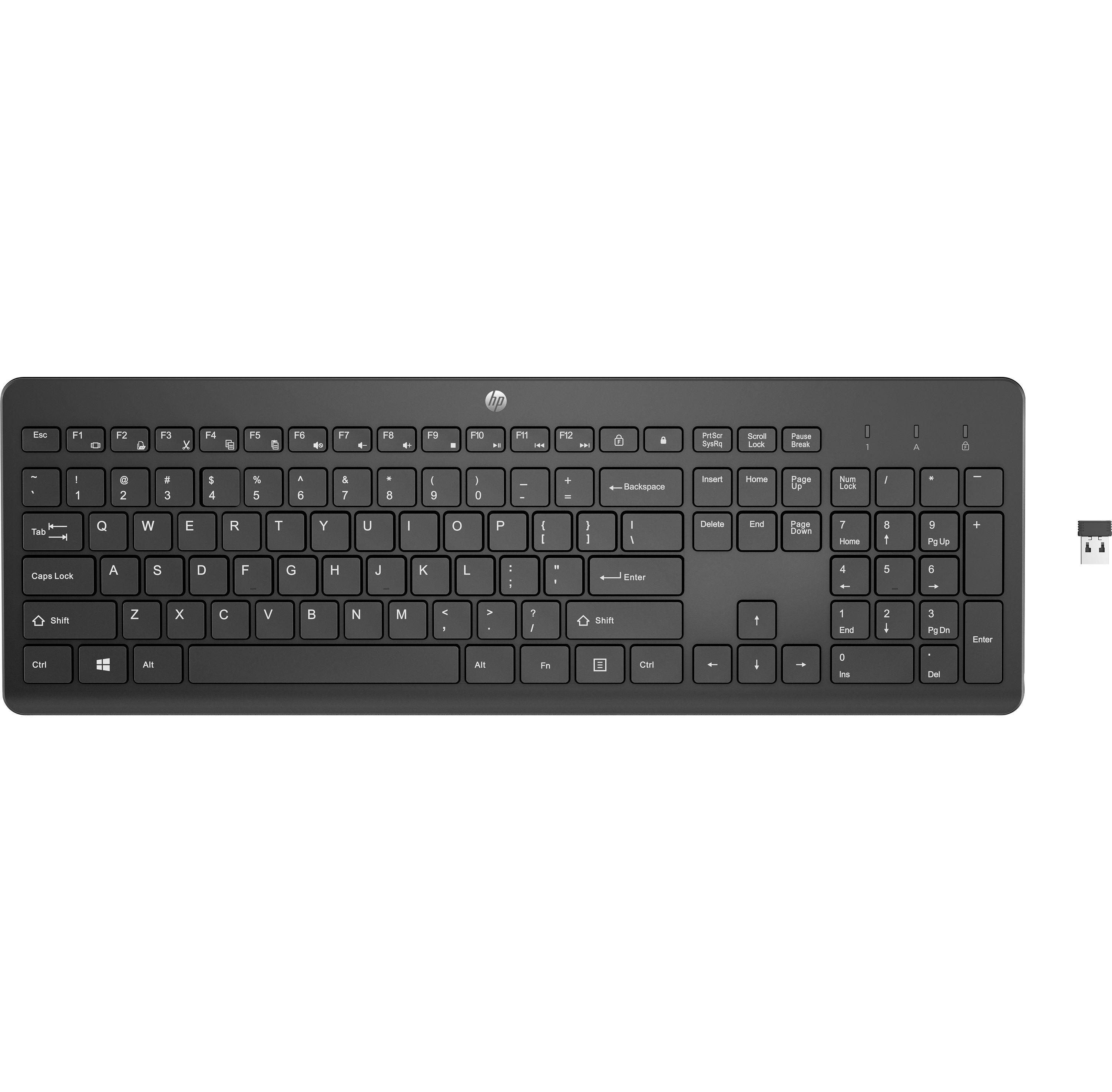 HP - 230 - Wireless Keyboard - Black