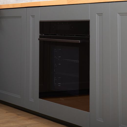 Haier ID Series 2 H6ID25G3HTB1 Wifi Connected Built In Electric Single Oven - Black - Oven in kitchen
