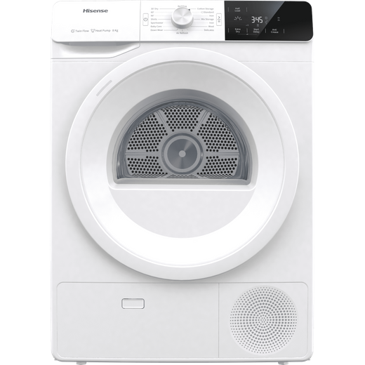 Hisense DHGE8013 Heat Pump Tumble Dryer - White