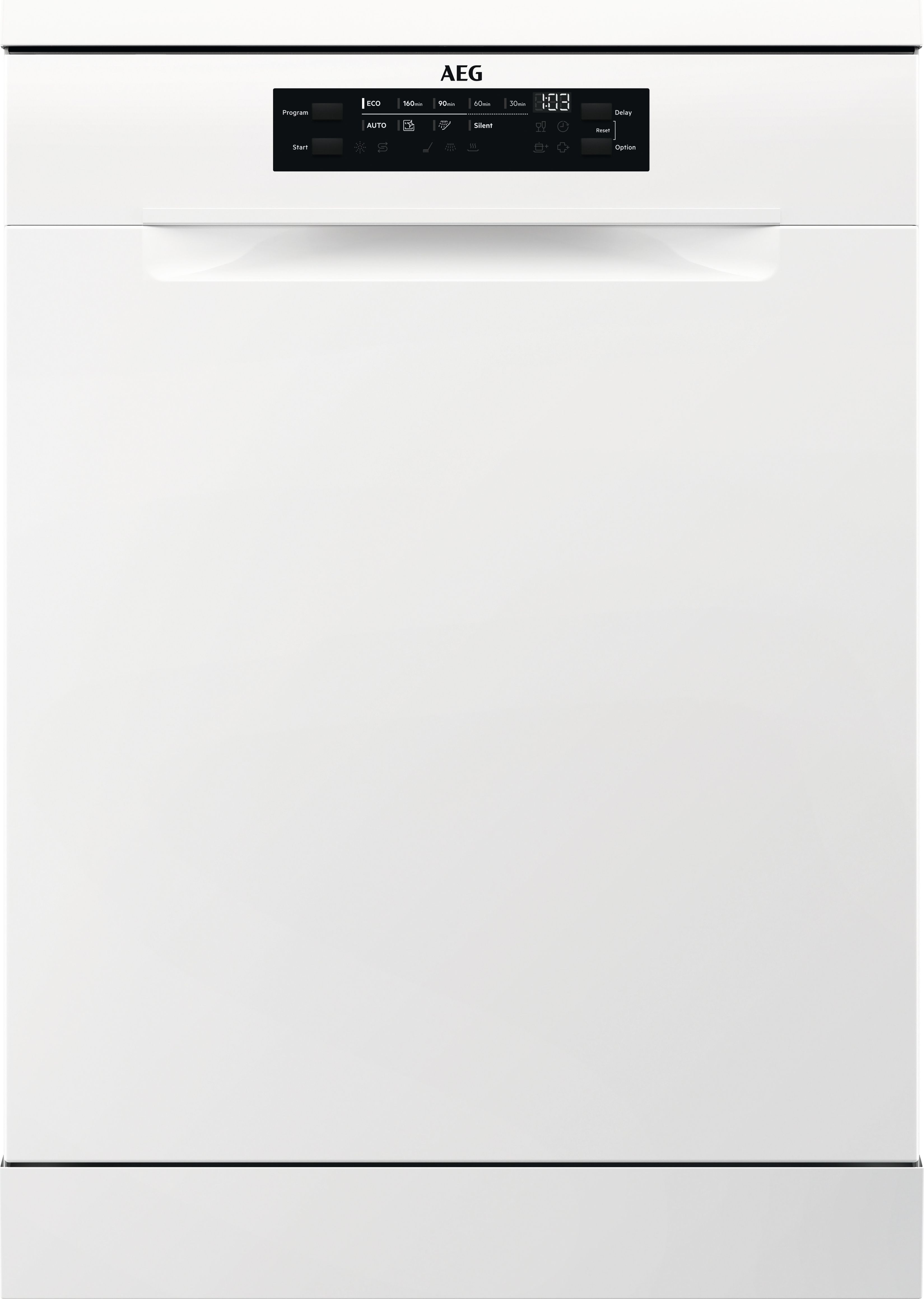 AEG FFB75727PW Freestanding Dishwasher - 14 Place Settings - White