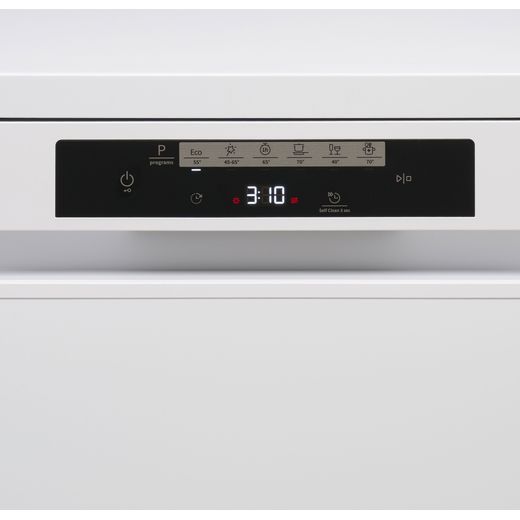Hisense Standard Dishwasher - White - Control panel shot