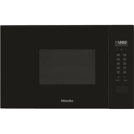 Miele M2234SC Built In Microwave With Grill - Obsidian Black