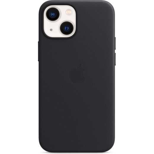 Apple Leather Case with Magsafe for iPhone 13 Mini - Midnight
