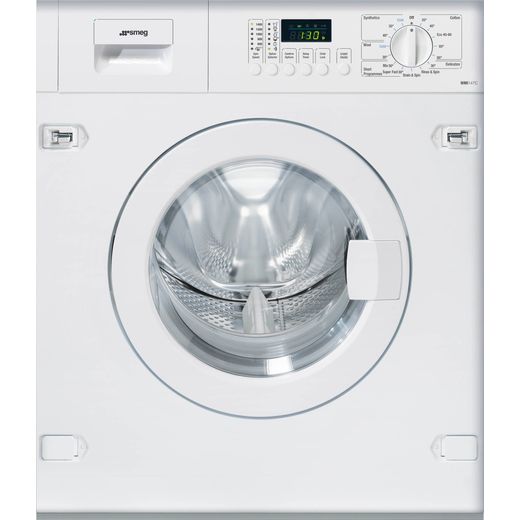 Smeg WMI147C Integrated 7Kg Washing Machine with 1400 rpm - White - E Rated