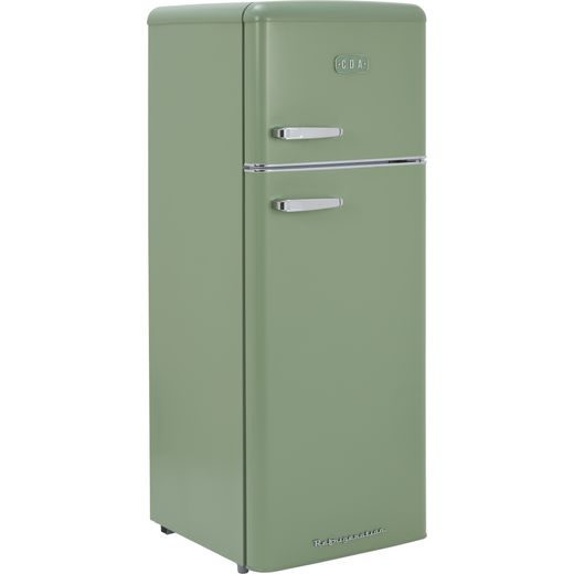CDA Fridge Freezer - Green - Right perspective shot