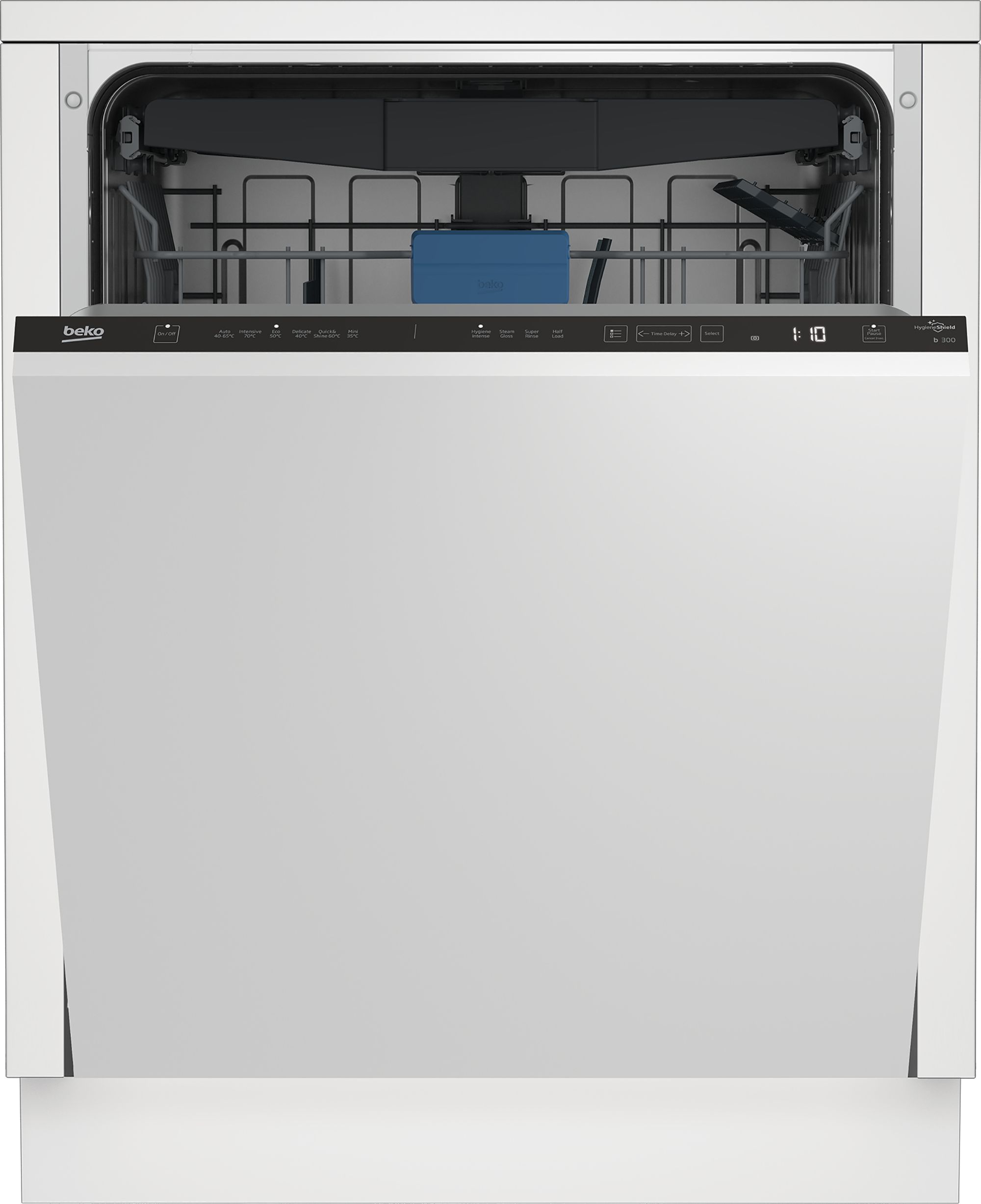 Beko BDIN36530 Fully Integrated Dishwasher - Black - 15 Place Settings - D Rated