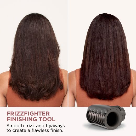 Shark SpeedStyle Pro FLEX 4-in-1 HD542UK Hair Dryer - Mocha Silver - Annotation - Frizzfighter finishing tool