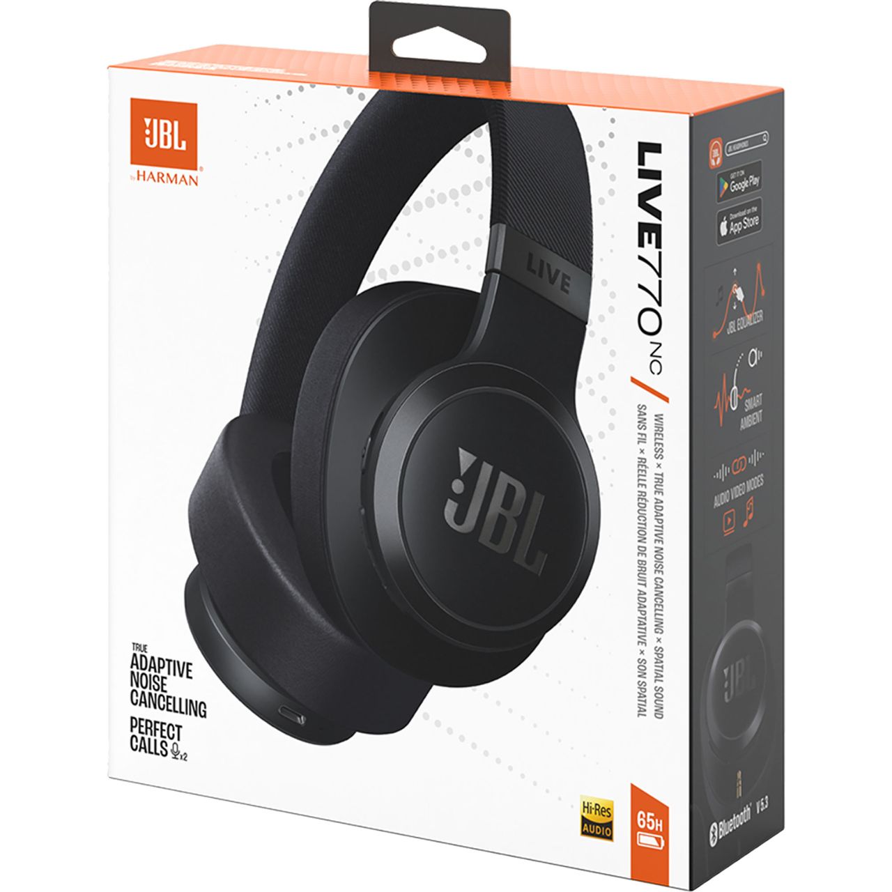 JBL Live 770NC Bluetooth Headphones | JBLLIVE770NCBLK | ao.com