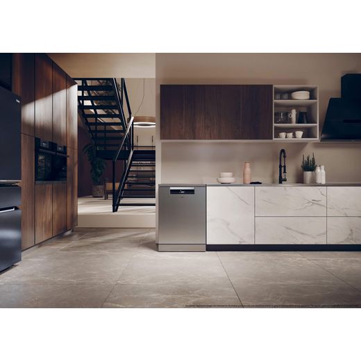 Haier I-PRO SHINE SERIES 7 - Biovitae Collection Standard Dishwasher - Stainless Steel - dishwasher in kitchen shot