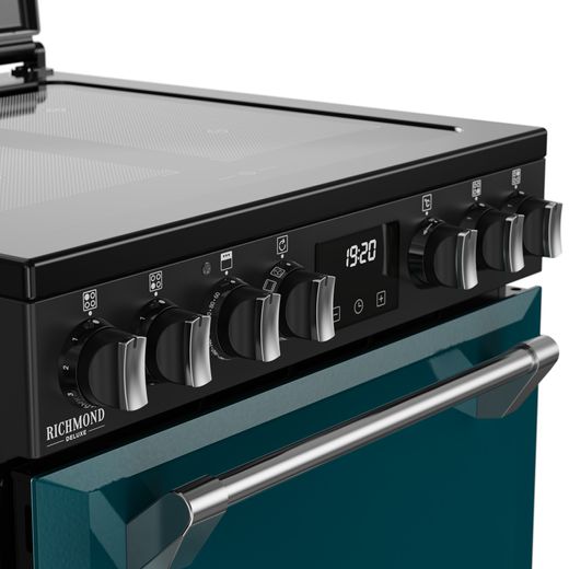 Stoves Richmond DX MRA 60Ei RTY 60cm Electric Cooker with Induction Hob - Deep Marine - Control panel