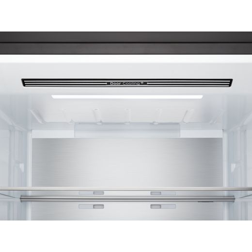 LG Fit & Max GBBW726AEV Wifi Connected 203cm 70/30 Total No Frost Fridge Freezer - inside shot of top shelf