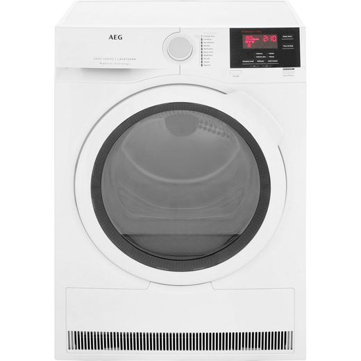 AEG ProSense Technology T6DBG821N 8Kg Condenser Tumble Dryer - White
