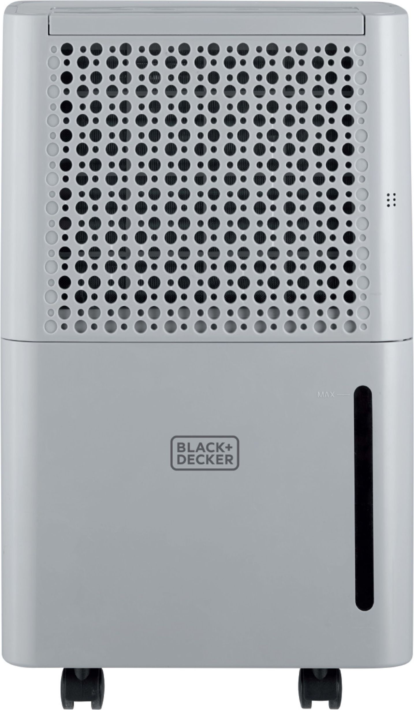 Black + Decker BXEH60016GBG Dehumidifier - 12L Capacity - 2.1L Water Tank - Grey