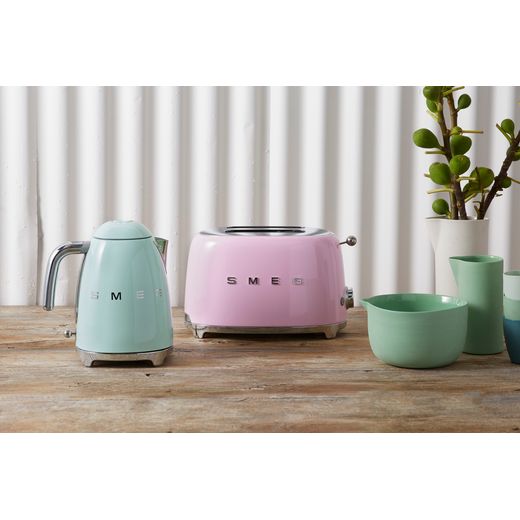 Smeg 50's Retro TSF01PKUK 2 Slice Toaster - Pink