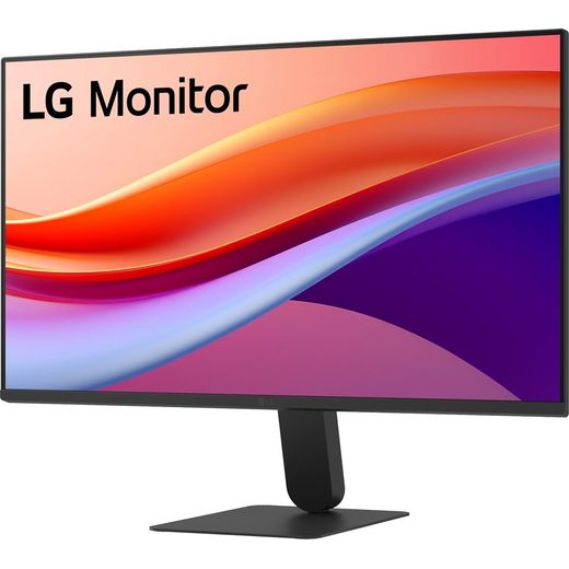 LG 23.8" Full HD 120Hz Monitor - Black - Left perspective shot