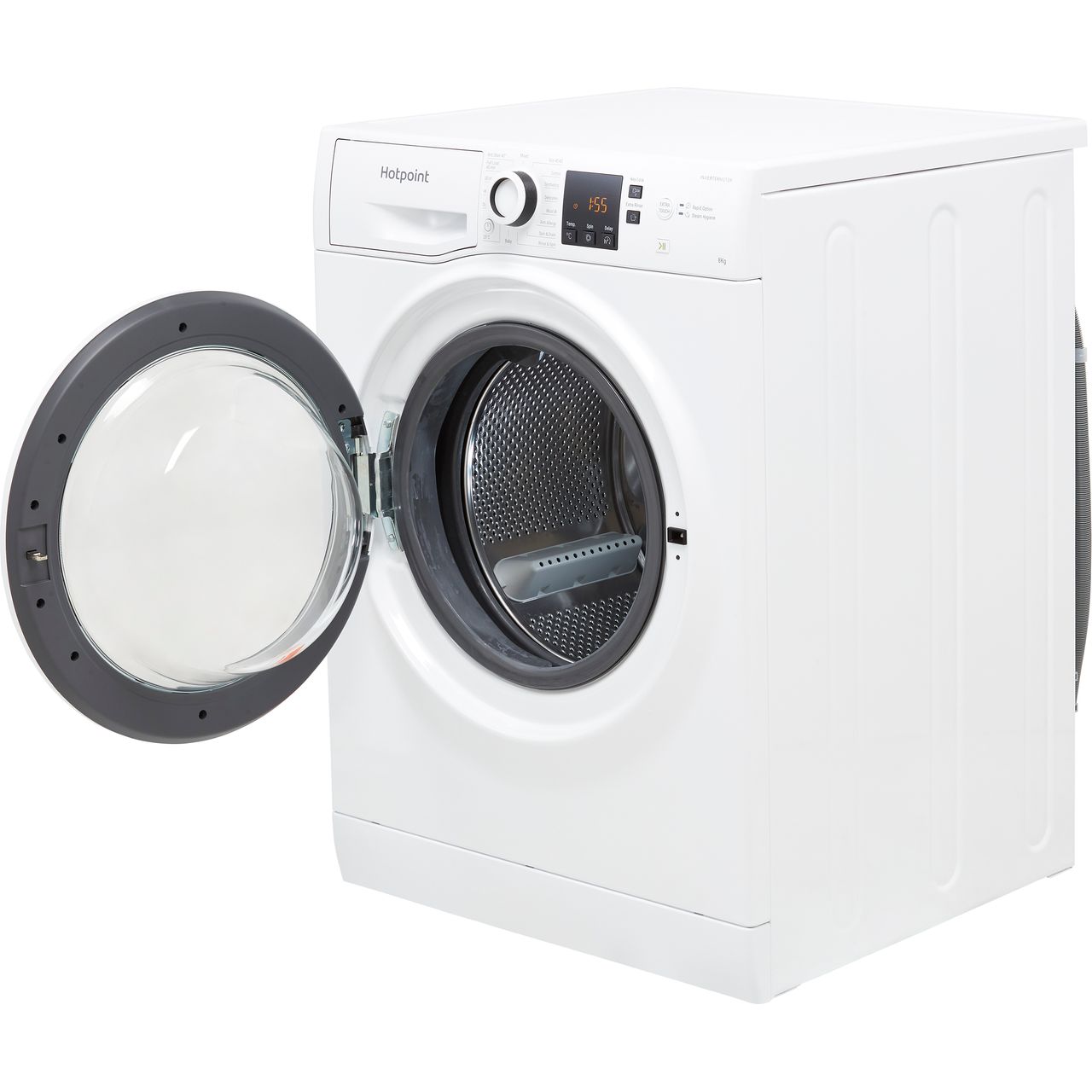 hotpoint nswa845cwwukn washing machine in white