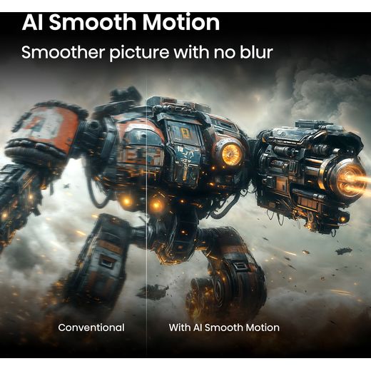 Hisense 55" 4K Ultra HD DLED Smart TV - annotation - ai smooth shot