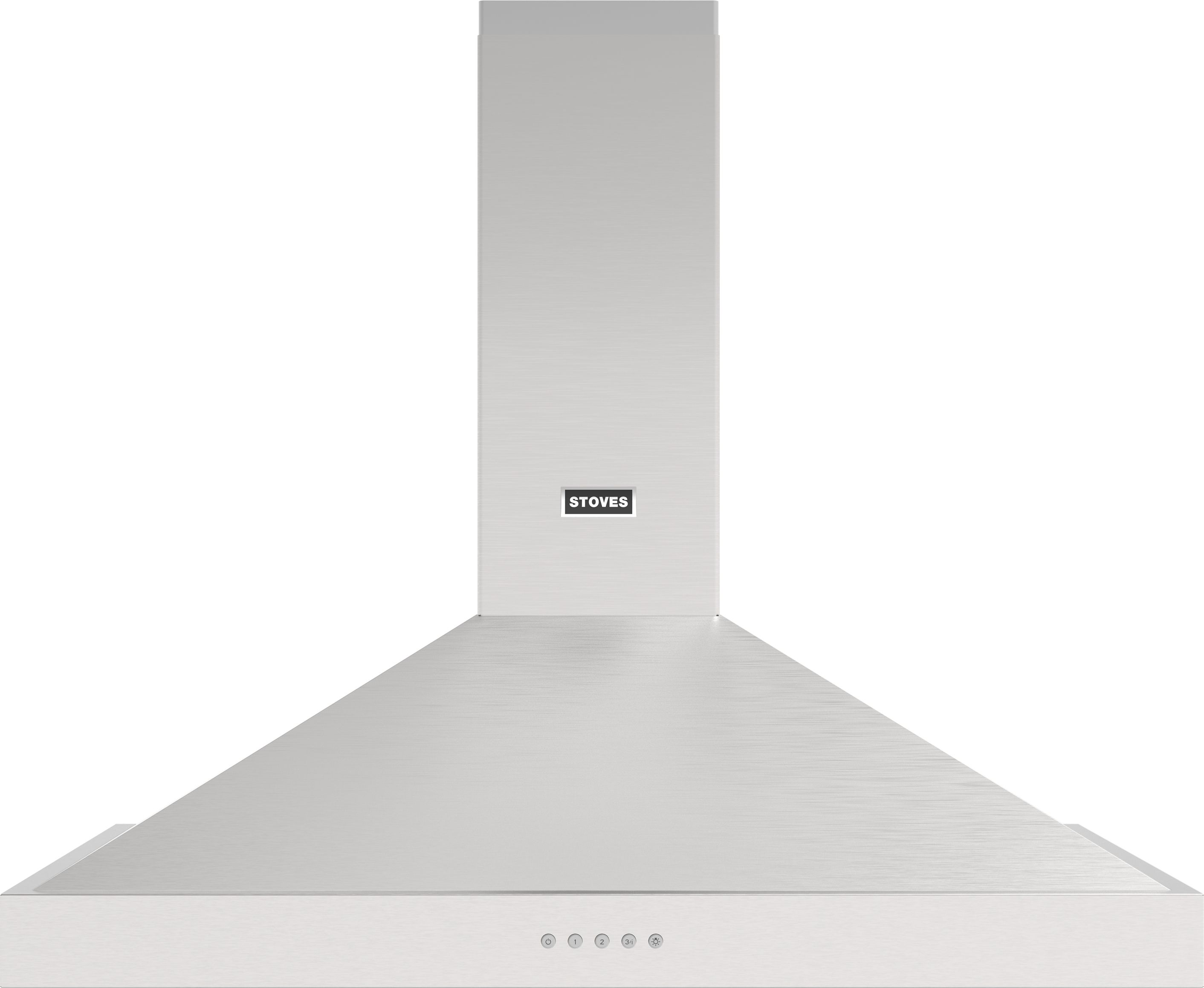 Stoves Sterling Chimney Cooker Hood - 90cm - Stainless Steel