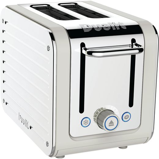 Dualit Architect 26523 2 Slice Toaster - Canvas White / Stainless Steel
