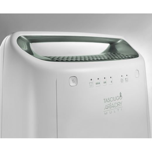 De'Longhi Dehumidifier - White - Close up of control panel shot
