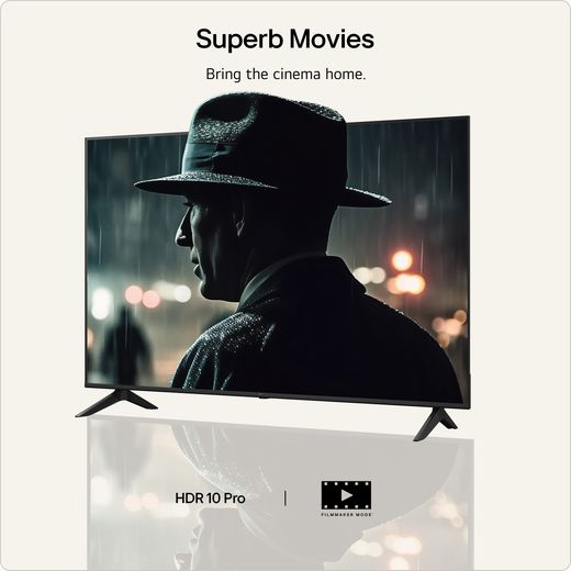 LG NANO AI NU85 55" 4K Ultra HD Smart TV - Annotation - super movies shot 