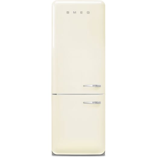 Smeg Left Hand Hinge FAB38LCR5 70/30 Frost Free Fridge Freezer - Cream - E Rated