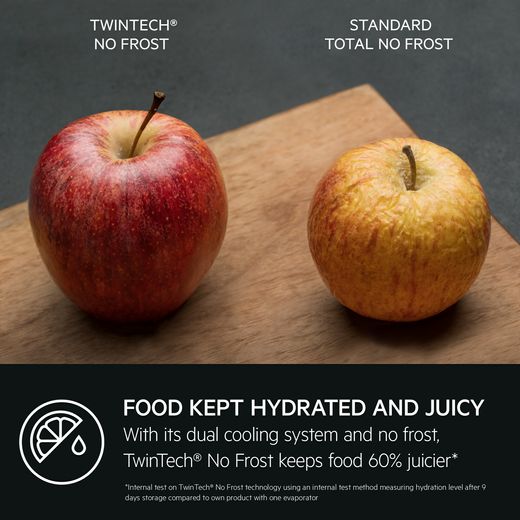 AEG 7000 Series Fridge Freezer - White - Annotation - Twin tech shot