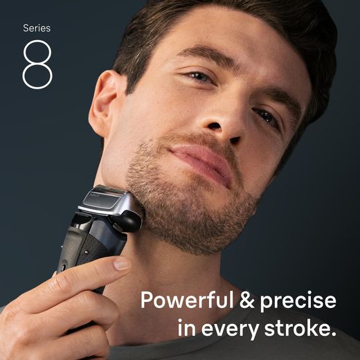 Braun Series 8 Mens Shaver - Grey - Annotation - series 8 shot
