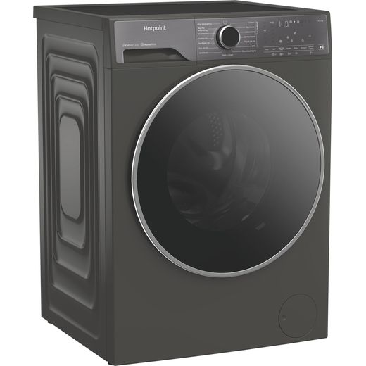 Hotpoint FS Washer Dryer HPD 9693G CARE UK 9Kg / Washer Dryer with 1400 rpm - Graphite - Right perpsective shot