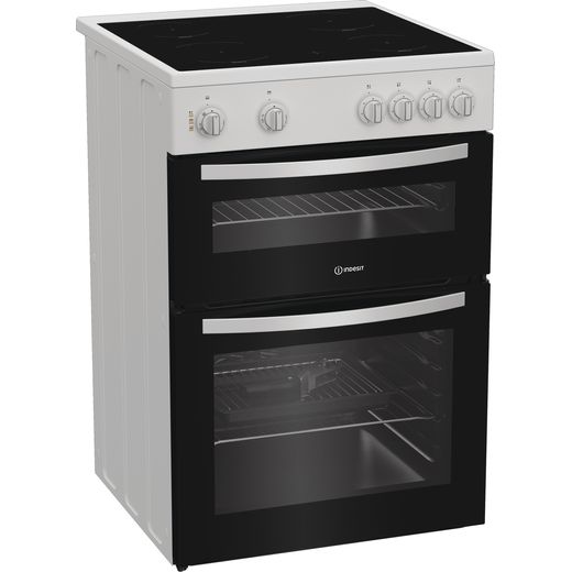 Indesit IDE6VMW Electric Cooker White - Right perspective