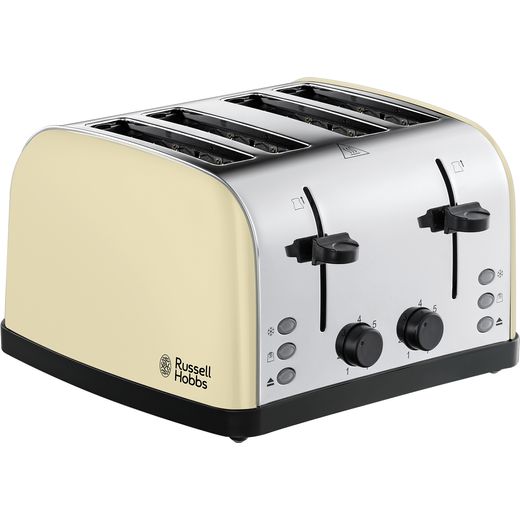 Russell Hobbs 28363 4 Slice Toaster - Cream