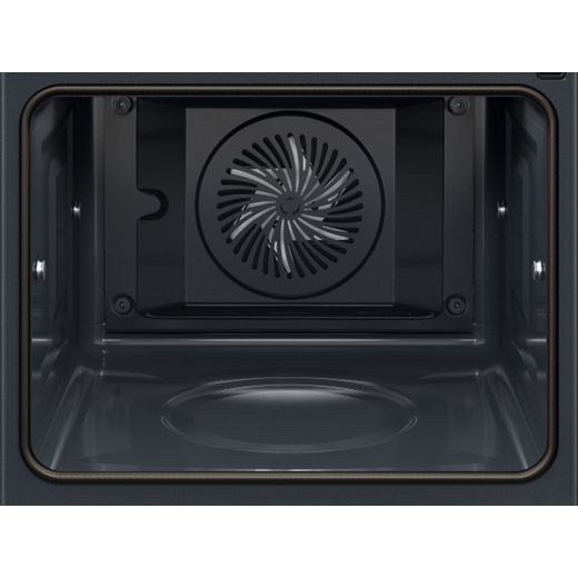 AEG 6000 SenseCook® TS6PB521AB Built In Electric Single Oven with Pyrolytic Cleaning - Black - Annotation - Internal shot