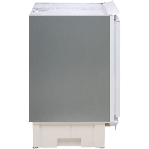Indesit INBUL011.UK Integrated Under Counter 82cm High Fridge - Fixed Door Fixing Kit - White - Side shot