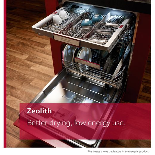 NEFF N70 Integrated Standard Dishwasher - Silver - Annotation - Zeolith