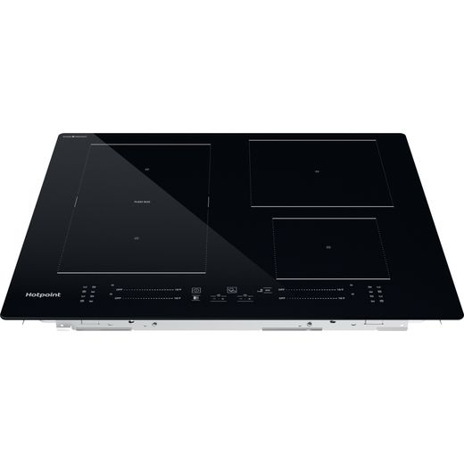 Hotpoint TS8660CCPNE 59cm Induction Hob - Black - Perspective shot
