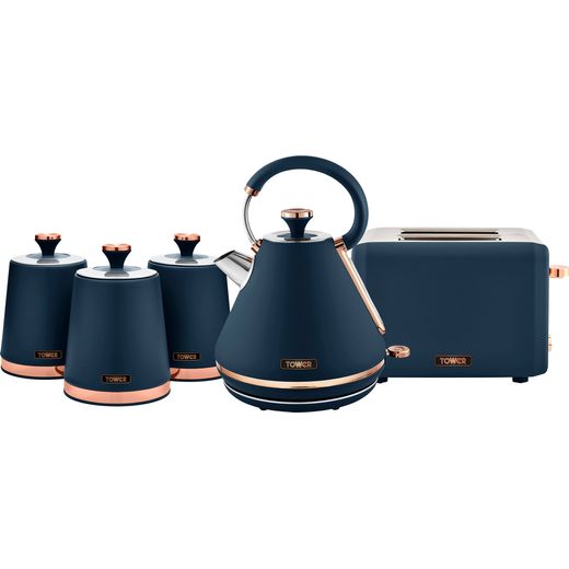 Tower ABOUNDLE024 Kettle And Toaster Set - Midnight Blue
