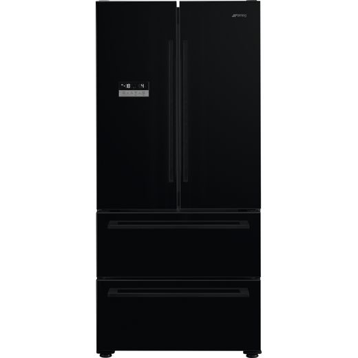 Smeg FQ55FNDF American Fridge Freezer - Black - F Rated