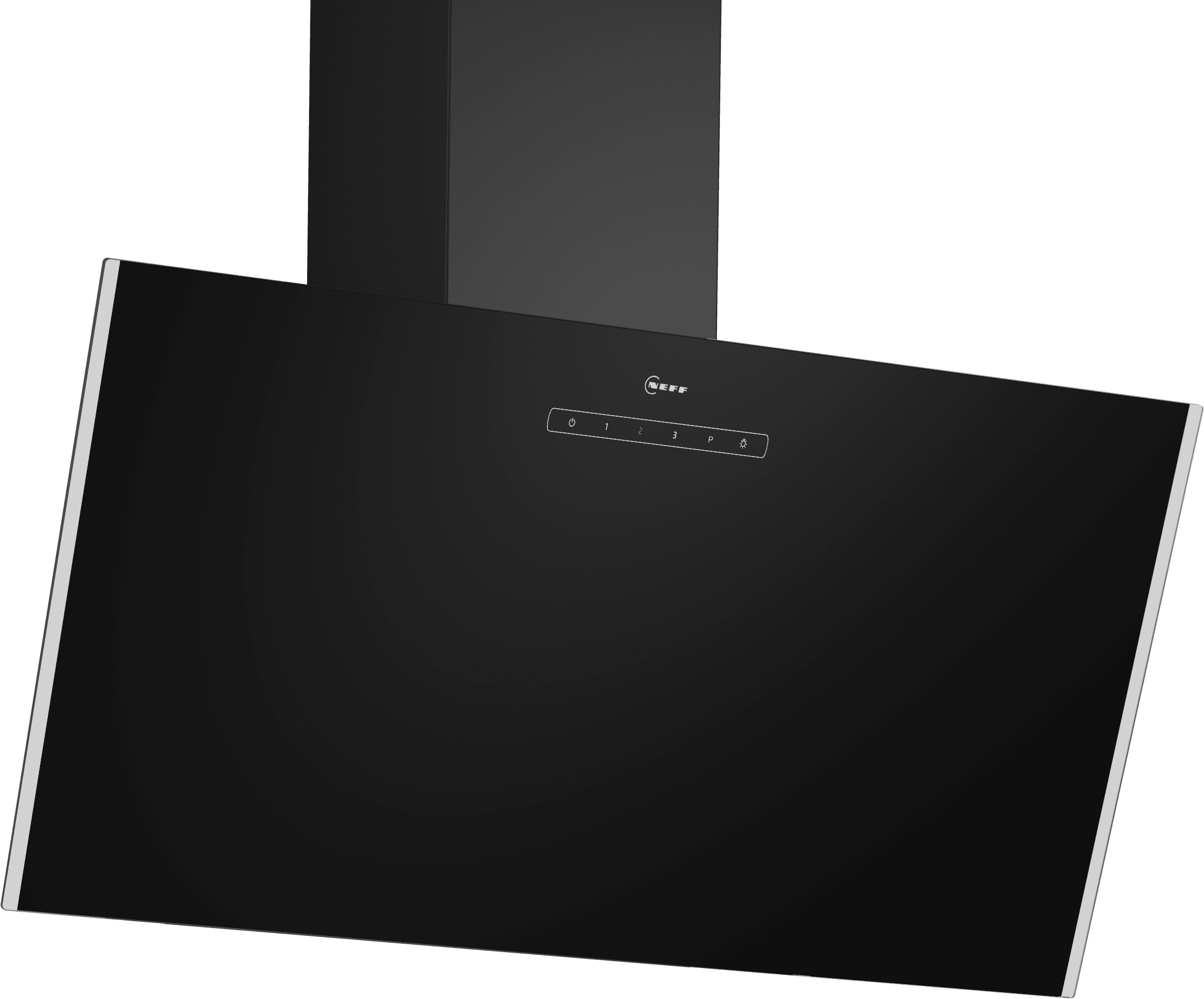 Image of NEFF N30 D83IDK1S0B Chimney Cooker Hood - Black, Black