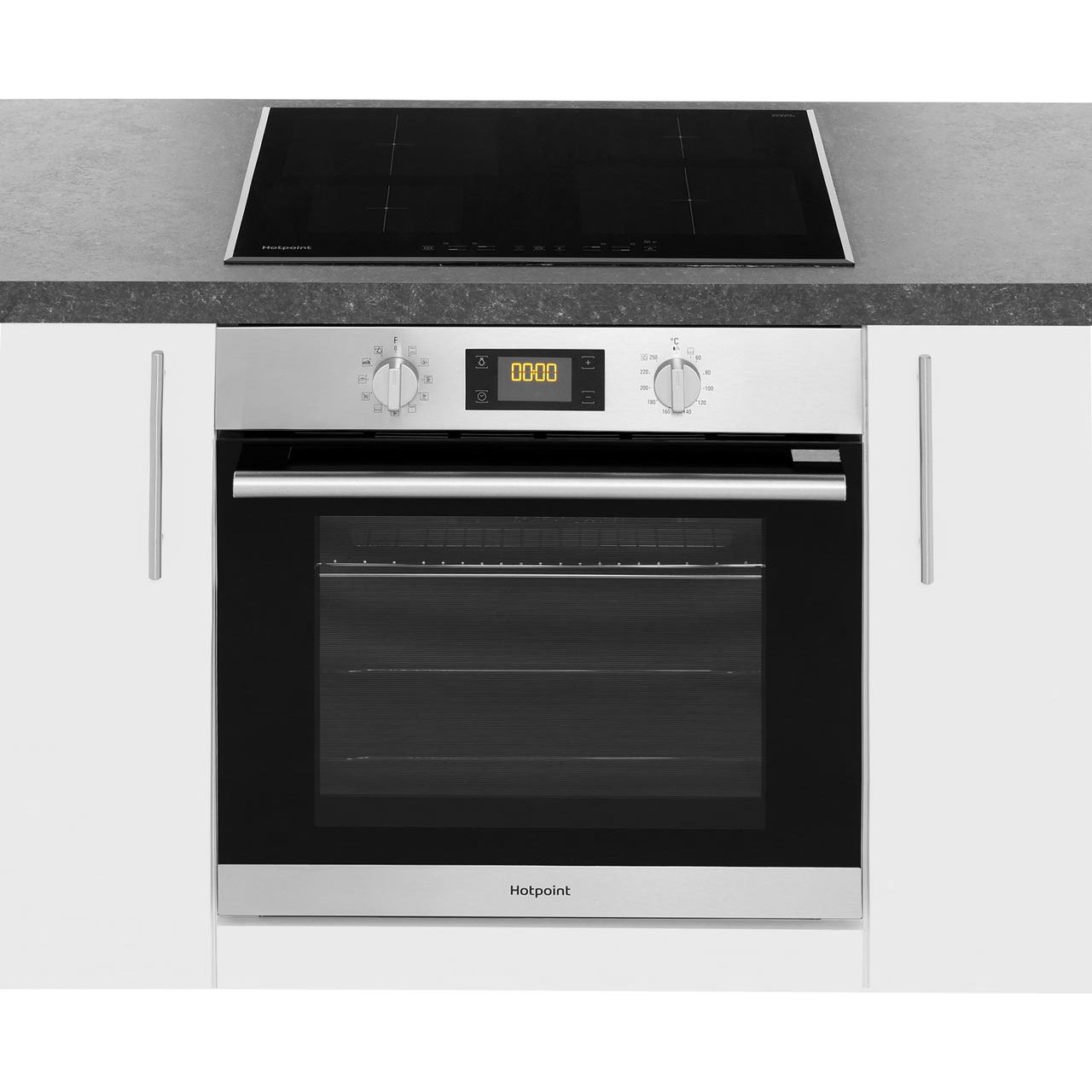Hotpoint K002909 Single Oven & Induction Hob Built In Stainless Steel / Black 5016108773710 eBay