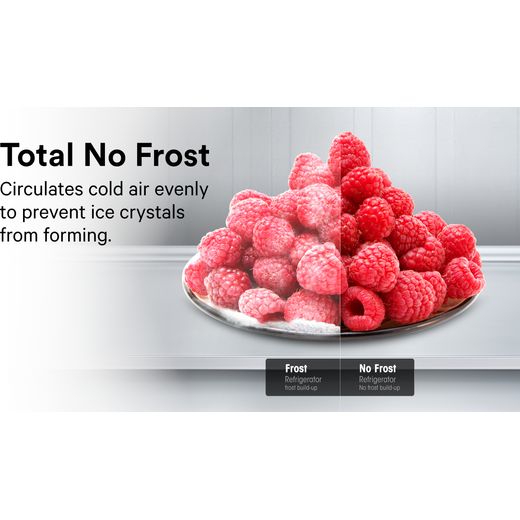 Hisense PureFlat American Fridge Freezer - Black / Stainless Steel - Annotation - Total no frost shot